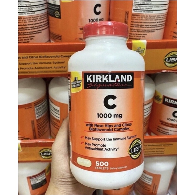 Viên uống Vitamin C 1000mg 500 viên Mỹ 10/2025