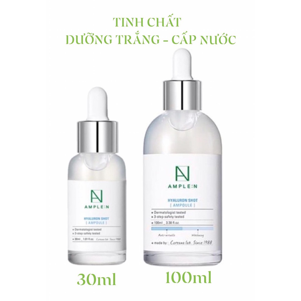 TINH CHẤT CẤP ẨM SÂU DƯỠNG TRẮNG NGĂN NGỪA LÃO HÓA  AMPLE:N HYALURON SHOT AMPOULE