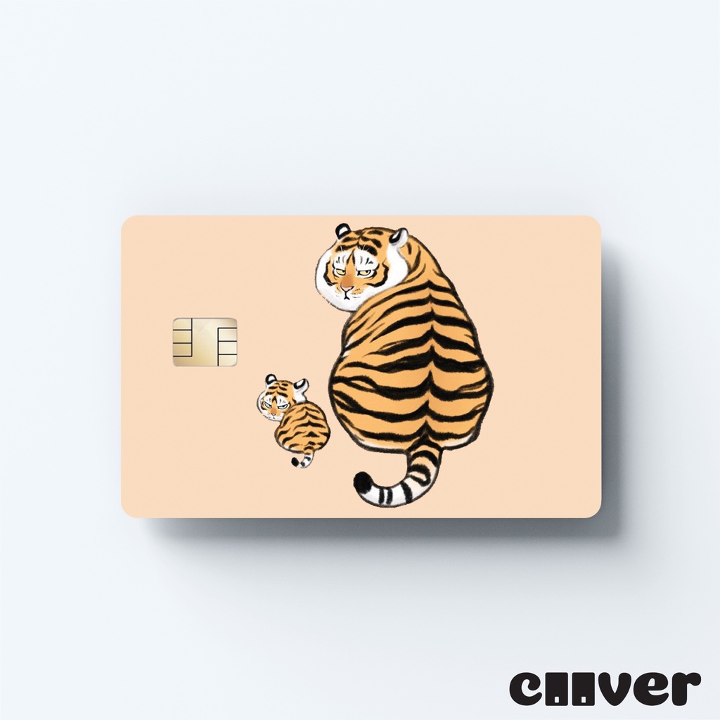 FAT TIGER2 – Miếng dán thẻ FREESHIP – Miếng dán thẻ ngân hàng/thẻ ATM, thẻ chung cư, thẻ thang máy, gửi xe