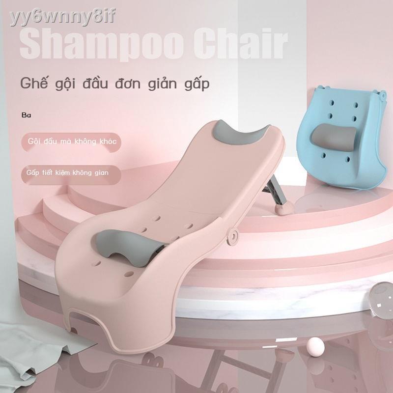yy6wnny8ifGhế tựa gội đầu cho trẻ em bé có thể ngồi tạo tác gập lại ghế tại nhà đa năng giường