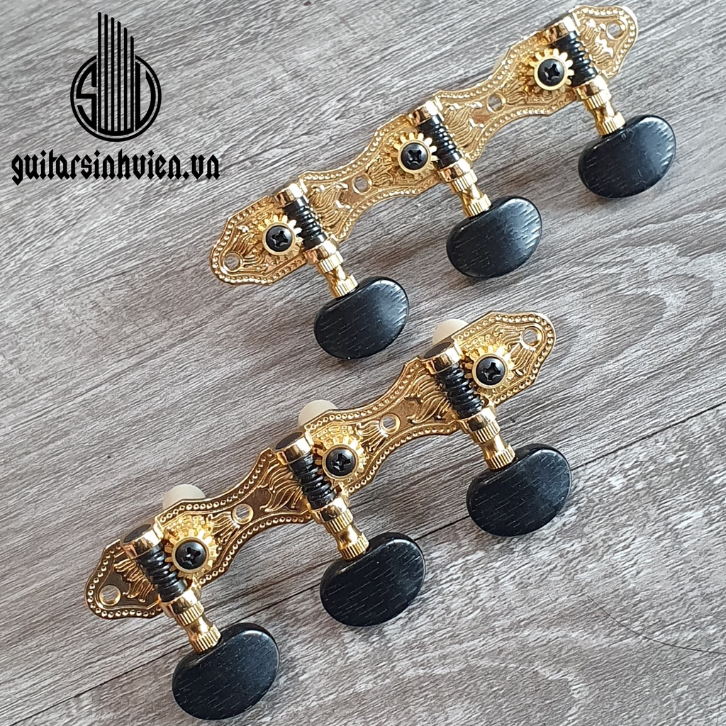Khoá đàn guitar classic cao cấp Đài Loan Derjung - Tặng kèm phím gảy khi đặt hàng
