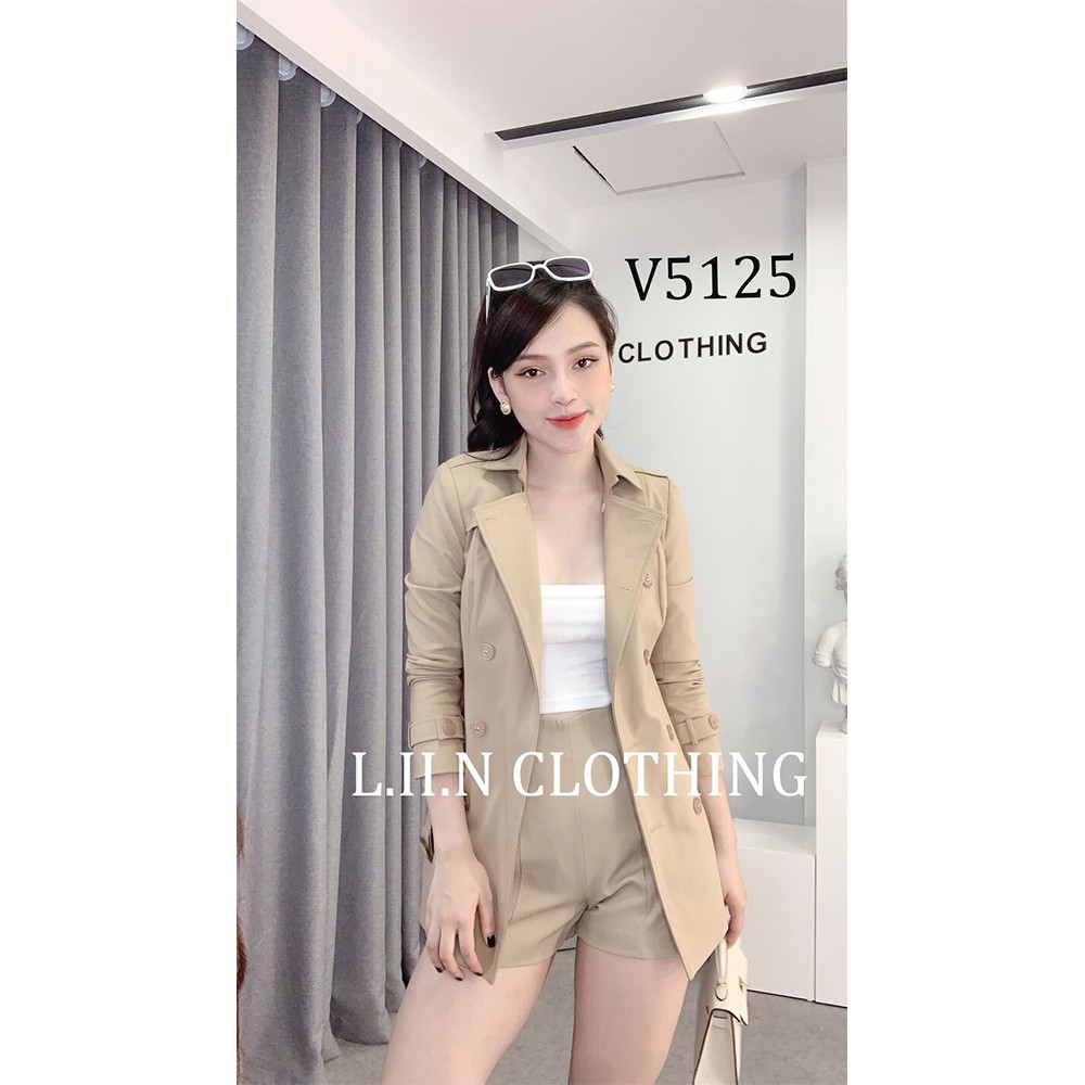 Áo Khoác nữ Kaki mà Be cao cấp phong cách hàn quốc LIIN Clothing V5152 | BigBuy360 - bigbuy360.vn