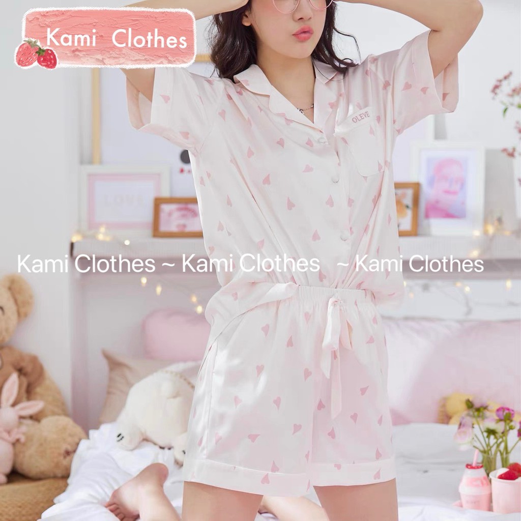 Đồ bộ nữ đũi mềm cộc tay, bộ pijama cao cấp Korea nhiều họa tiết dễ thương cho mùa hè - KAMI Clothes | BigBuy360 - bigbuy360.vn