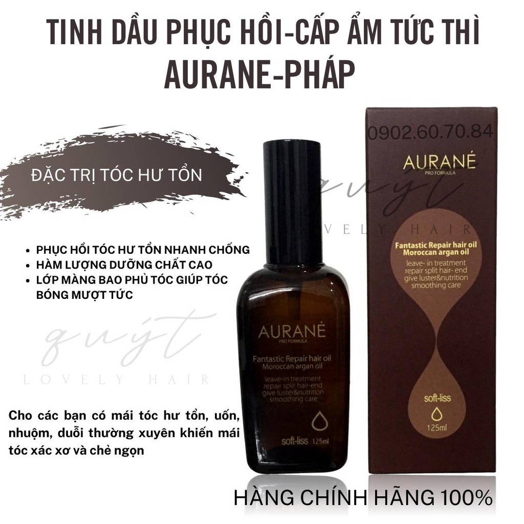 Tinh Dầu Dưỡng Tóc AURANE Softliss Fantastic Repair hair oil 125ml