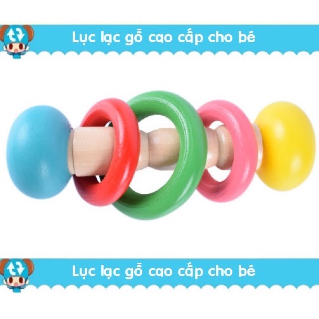 BỘ LỤC LẠC GỖ AN TOÀN CHO BÉ - KÍCH THÍCH GIÁC QUAN