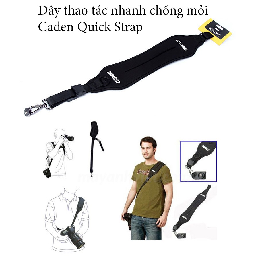 Dây đeo máy ảnh thao tác nhanh CADEN