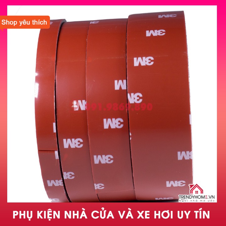 Keo Dán Cường Lực 2 Mặt 3M VHB 4229P (nhiều size - cuộn dài 1.5 mét)