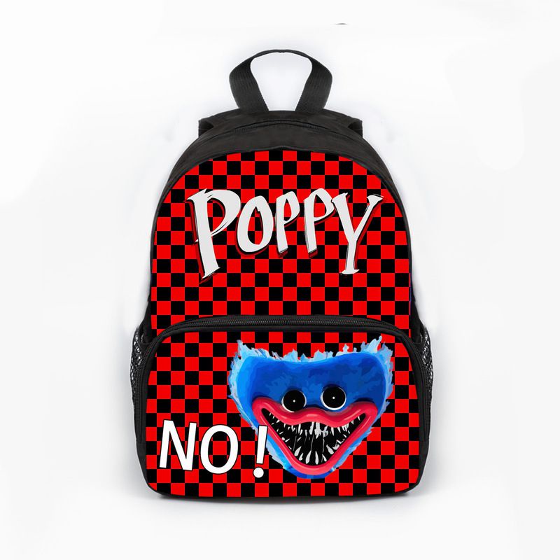 Ba Lô Đi Học/Du Lịch/Đựng Laptop 34cm Hình Chữ Huggy Wuggy Cho Bé