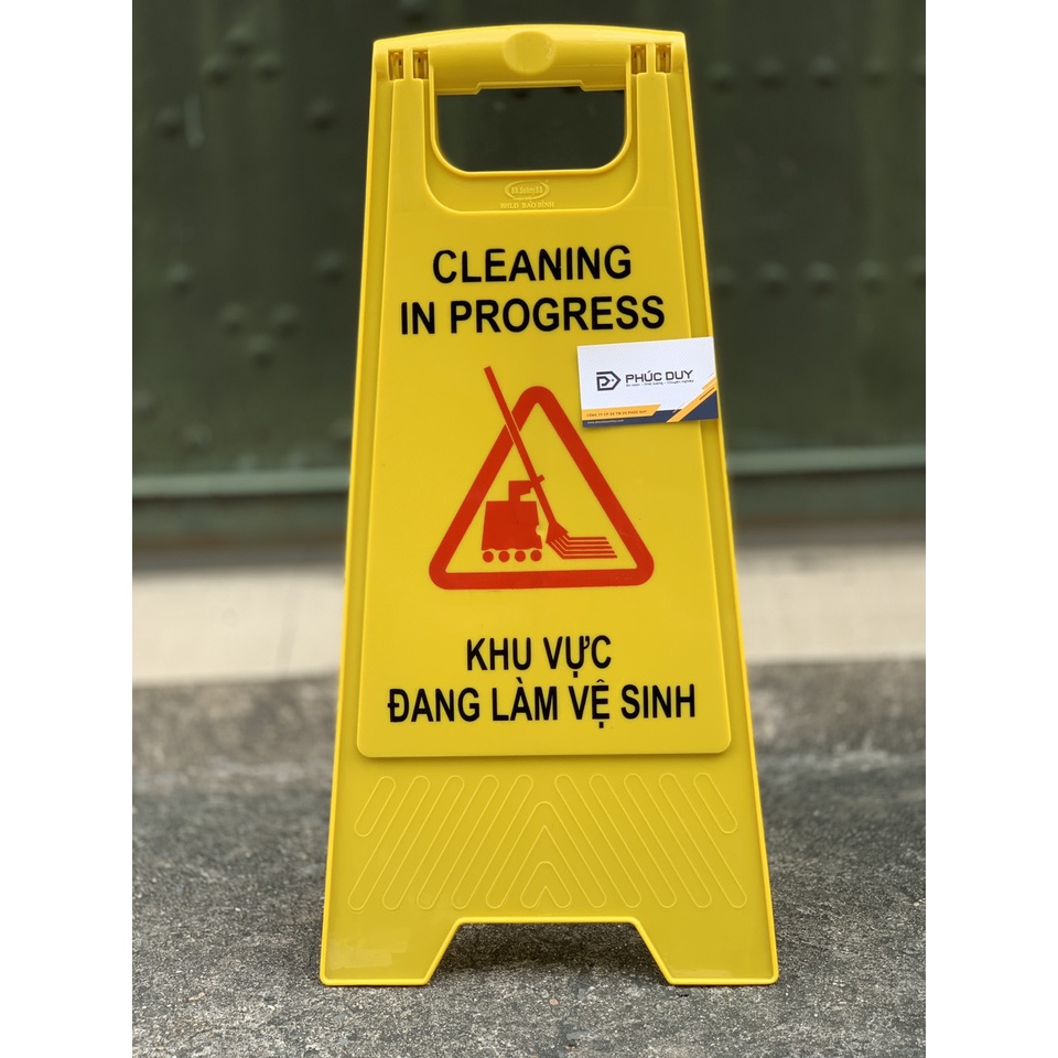 BẢNG CẢNH BÁO ĐANG LÀM VỆ SINH CHỮ A