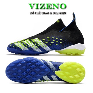 [ Khâu thêm đế ] Giày đá bóng PREDATOR FREAK SUPERSPECTRAL TF màu xanh đen - giày đá bóng vizeno