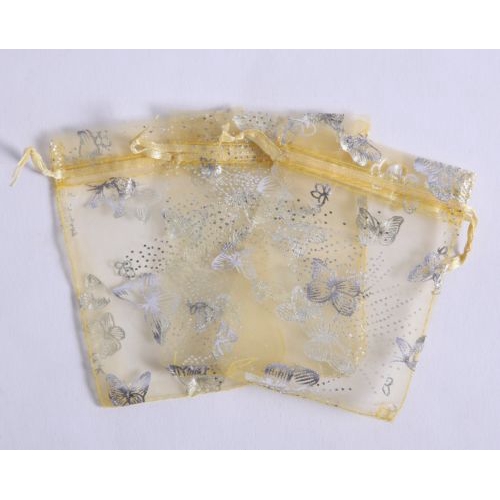 Set 10 Túi Dây Rút Đựng Trang Sức Hình Bướm Xinh Xắn