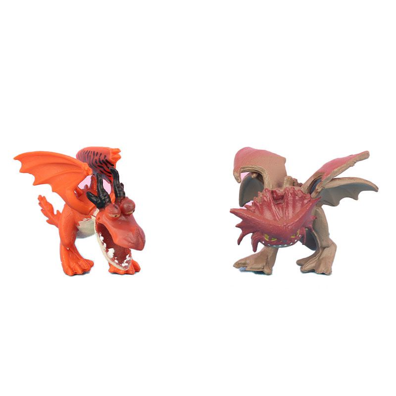 Set 12 Mô Hình Nhân Vật Phim Bí Kíp Luyện Rồng Dễ Thương