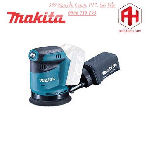 Máy chà nhám quỹ đạo Makita dùng pin 18V DBO180Z