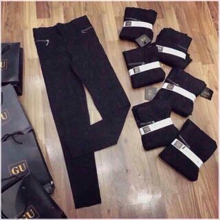 Quần legging GU túi hộp