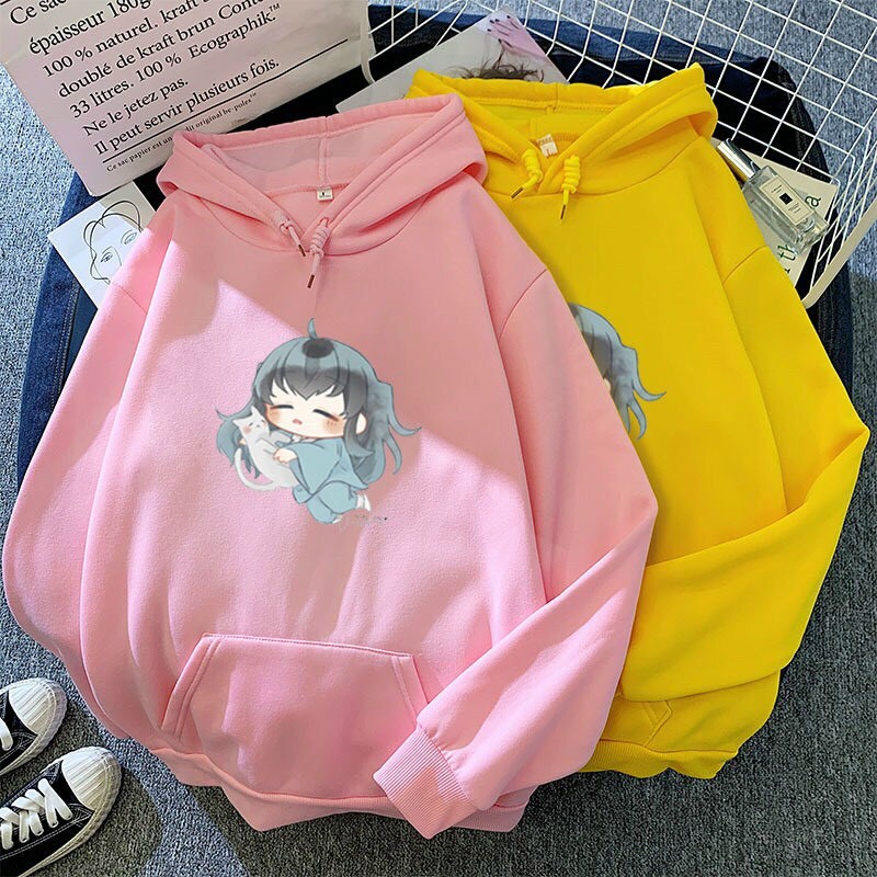 [FREESHIP]Áo Khoác HOODIE Nam Nữ CÔ BÉ THÍCH MÈO Chất Vải Dày Dặn Ấm Áp
