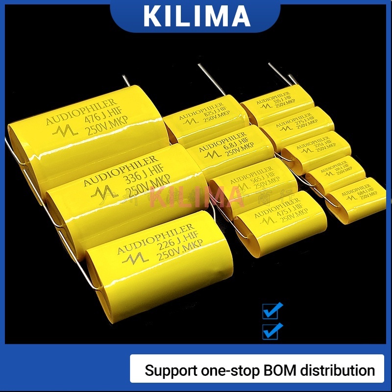 Set 5 Tụ Điện 0.68UF 1.5UF 2.2UF 5.6UF 12UF 15UF 22UF 33UF 47UF 250V 250V Chuyên Dụng