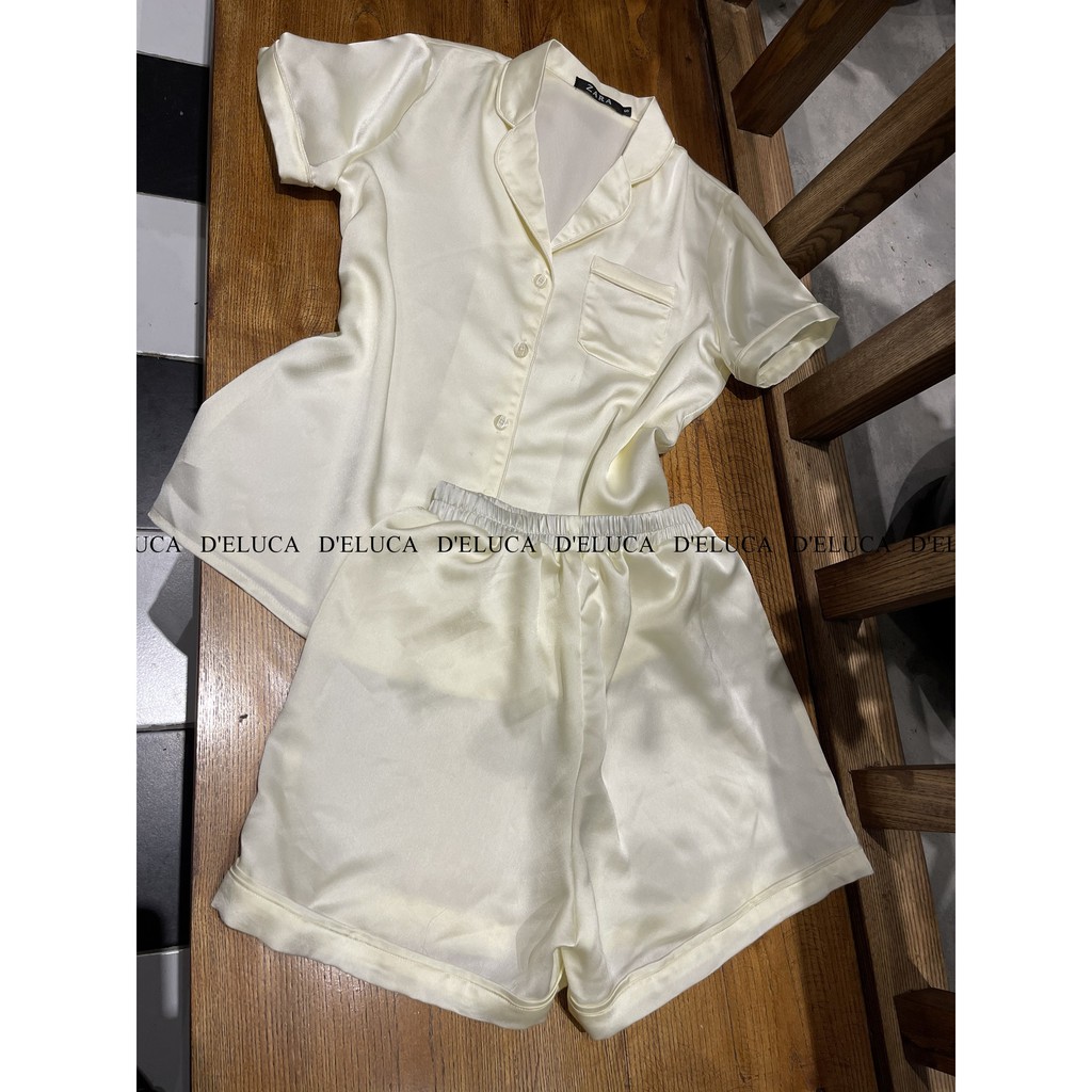 [Hình Thật+Video Tự Quay] 🌸 Bộ Ngủ Nữ Lụa Hàn Cao Cấp 🌸 Pijama Quần Cộc Áo Cộc Màu Trơn Phối Viền Mềm Mại Mặc Hè | BigBuy360 - bigbuy360.vn