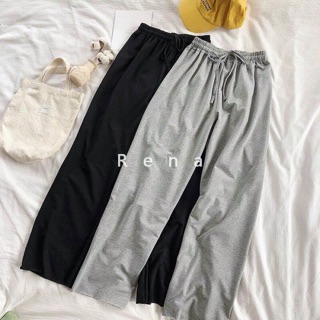 Quần nỉ ống rộng freesize