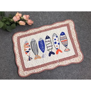 Thảm chùi chân cotton Hàn Quốc 100%