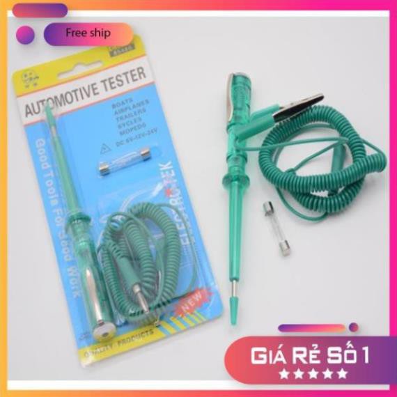 ⚡️GIÁ TỐT⚡️Tua Vít/ Bút Rà Thử Điện 6V-12V-24V Cầu Chì Cho Xe Ôtô, Xe Máy... Tặng kèm 1 Cầu Chì Đèn Dự Phòng