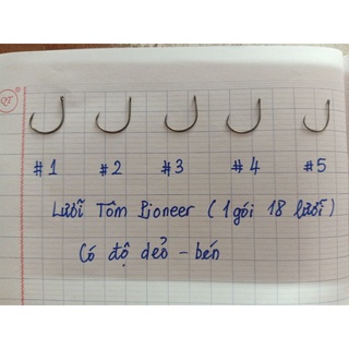 Lưỡi câu tôm PIONEER ( bao bì mới )