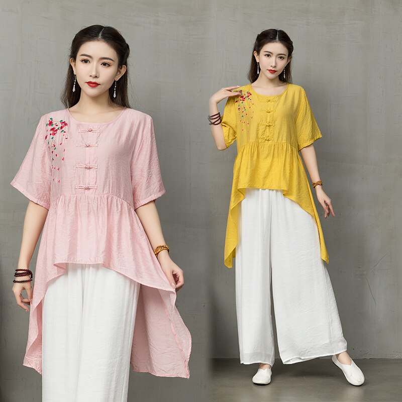 Set Đồ Hán Phục Thêu Họa Tiết Phong Cách Trung Hoa Cho Nữ | BigBuy360 - bigbuy360.vn