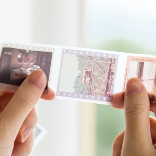 Cuộn sticker ảnh phong cách, trang trí sổ vintage