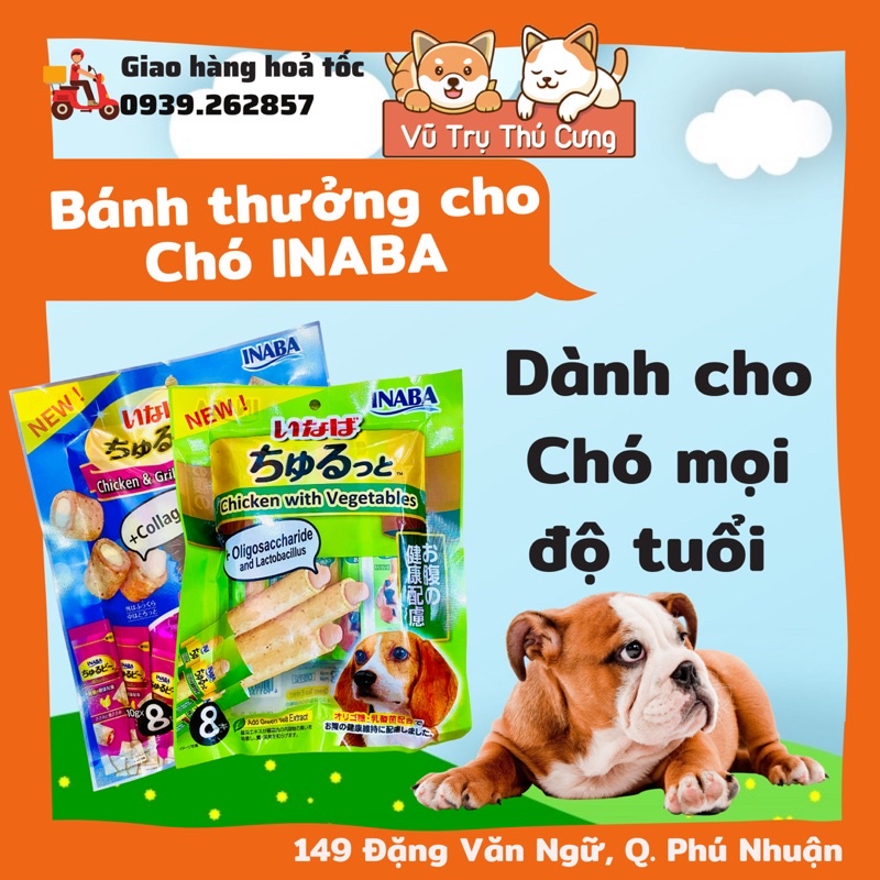 Bánh Snack cho Chó INABA Nhật Bản