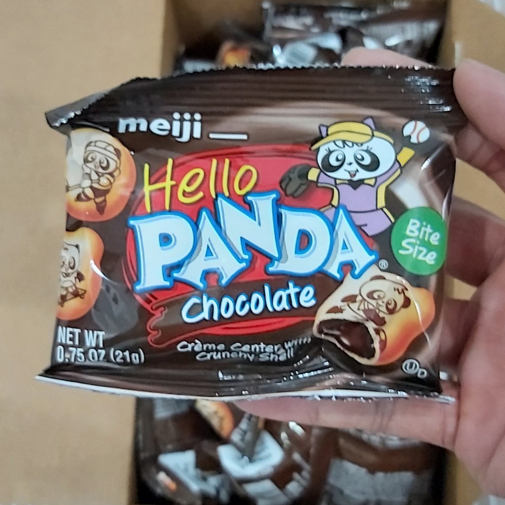 Bánh Gấu Hello Panda Chocolate Meiji USA 21gr - Date T5/2022