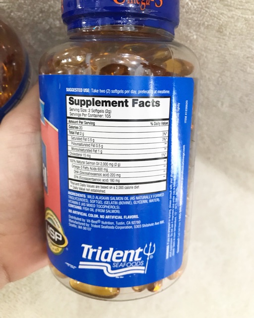 Viên dầu cá hồi Fish Oil Pure Alaska