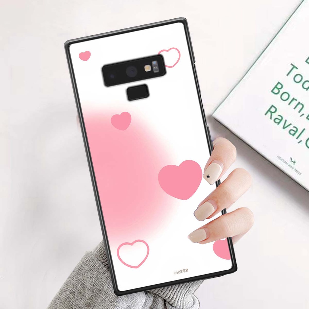 Ốp Samsung Note 9 in hình trái tim, caro kẹo ngọt đầy cá tính siêu đẹp siêu chất