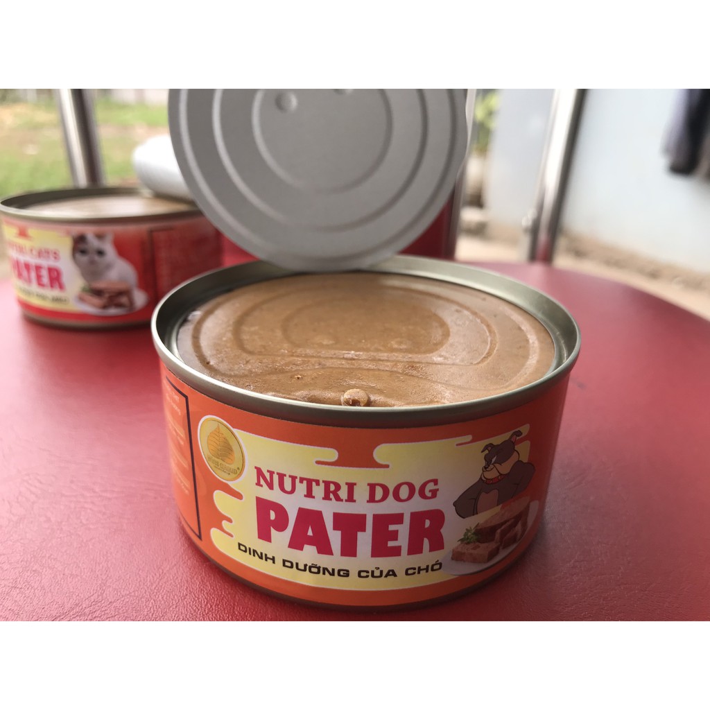 Thức ăn ướt cho cún Pate Nutridog dinh dưỡng của chó 165g