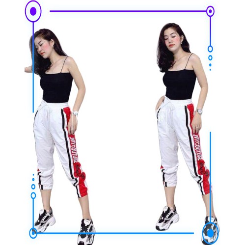 Quần gió chất liệu Vitex, cạp bó thun