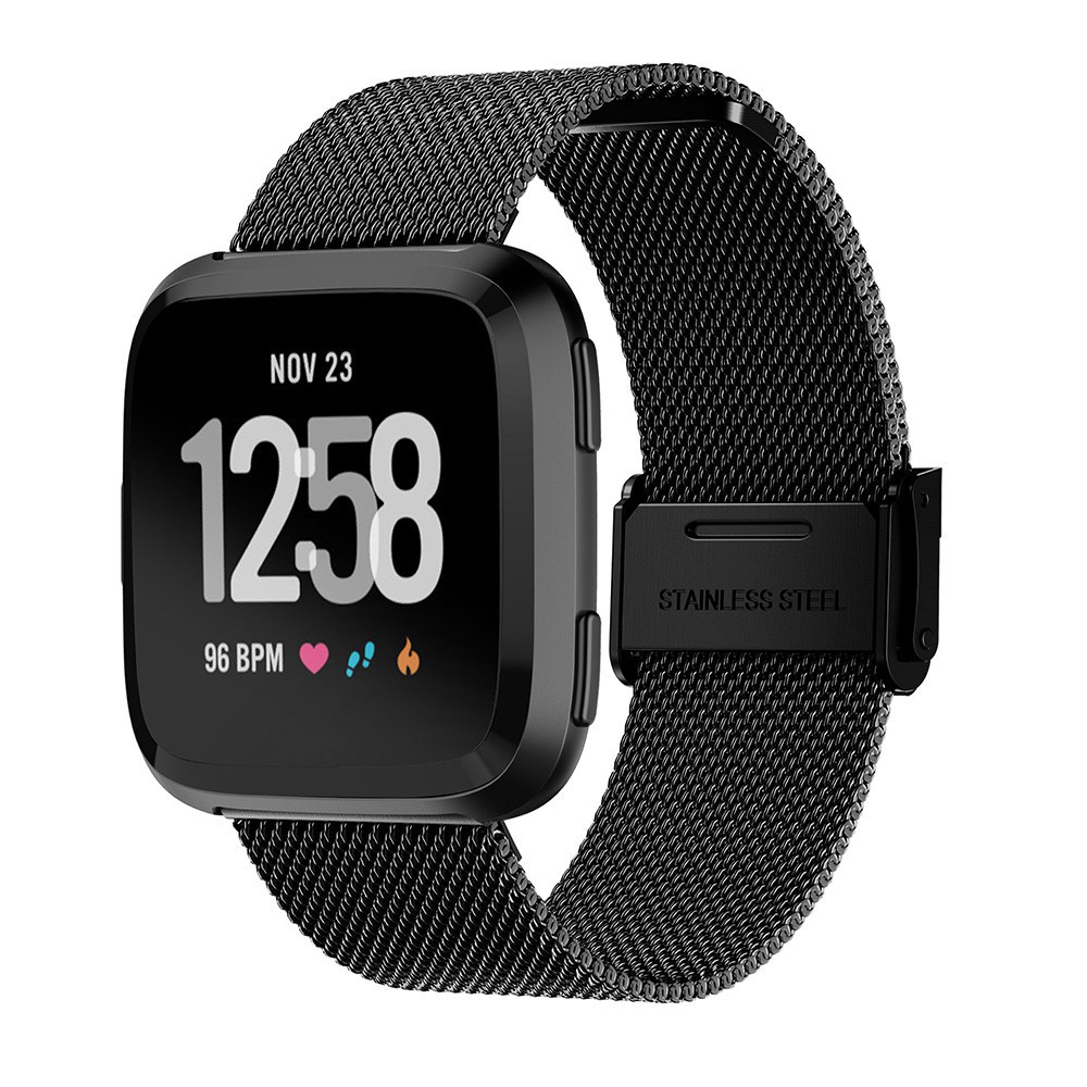 Dây đeo inox Milanese thay thế cho đồng hồ thông minh Fitbit Versa 2 / Versa