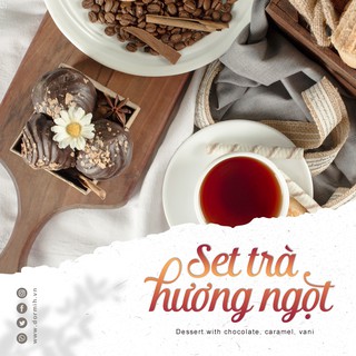 SET TRÀ Hương ngọt | Mix các vị trà có hương thơm béo ngậy socola, caramel, vani,...