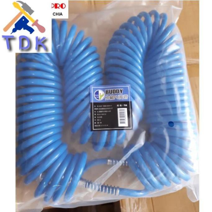 Cuộn dây hơi xoắn ĐÀI LOAN dẫn khí nén 6m BUDDY