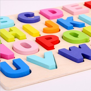 Bảng chữ cái bằng gỗ