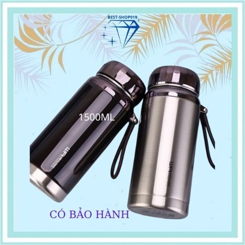 Bình Giữ Nhiệt BAOL Có Nắp Kim Cương 1000ML 1200ML 1500ML Giữ Nóng 48h Lạnh 72h Chất Liệu inox 304 Cao Cấp