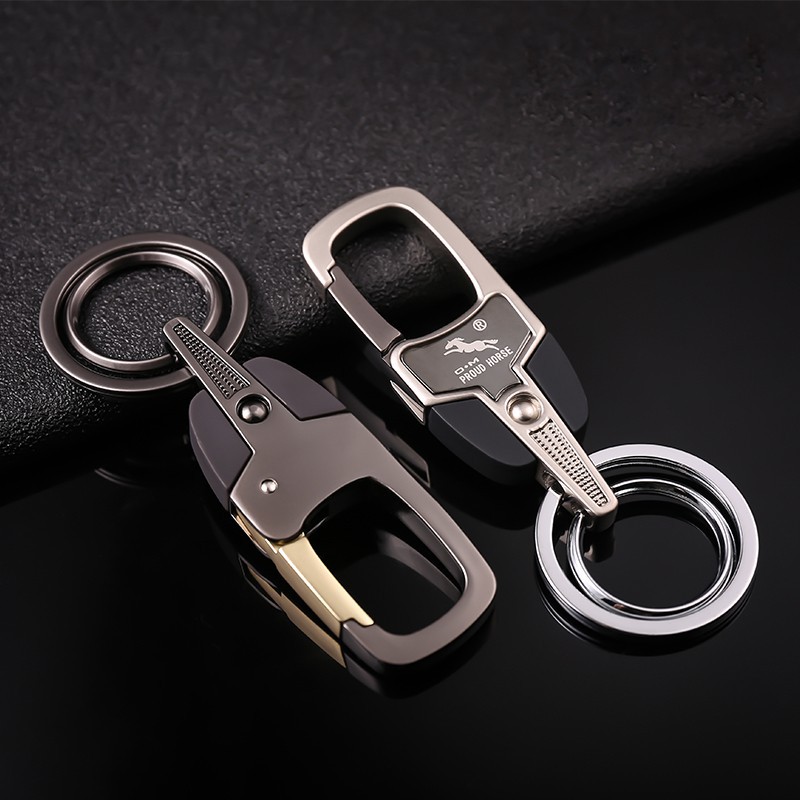 Móc Chìa Khóa Xe Máy , ô tô Cao Cấp Proud Horse Inox Cao Cấp OM024