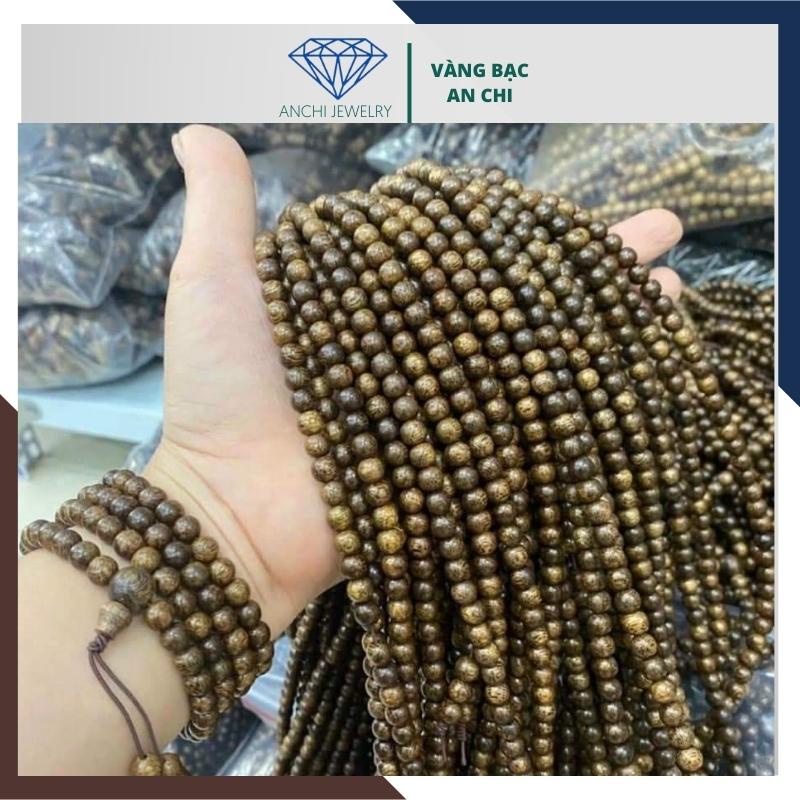 Chuỗi vòng tay trầm hương 108 hạt nhỏ 6mm và 8mm giá rẻ cho nam / nữ, Anchi jewelry