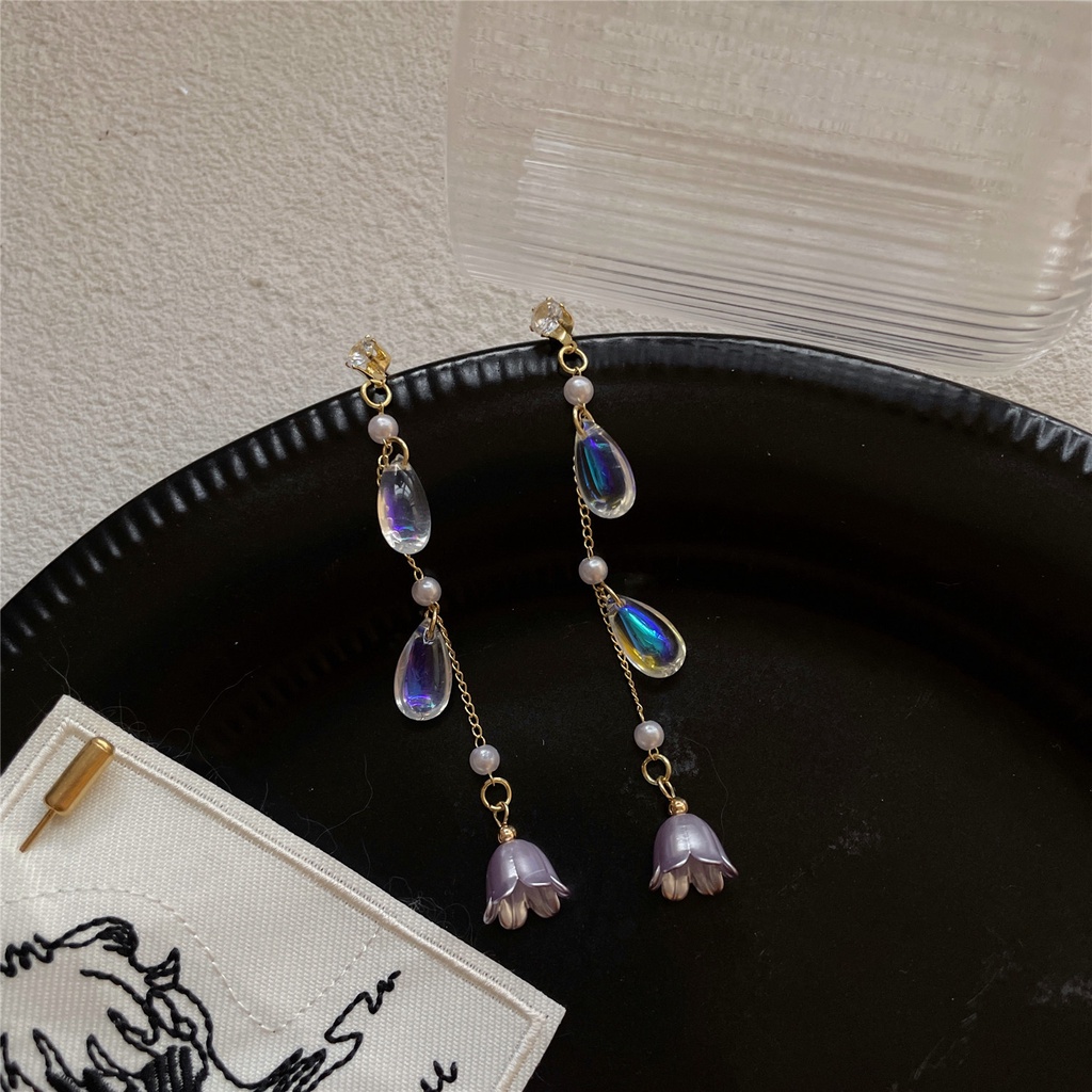 Khuyên Tai Tua Rua Dáng Dài Hình Hoa Phong Cách Trung Hoa Cổ Điển Thời Trang Mới 2022