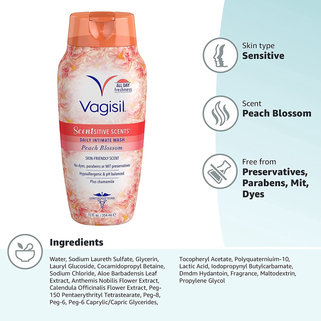 Bill US - Dung dịch vệ sinh phụ nữ Vagisil 354ml