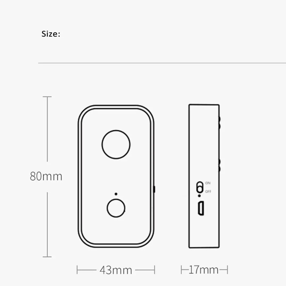 Camera Dò Hồng Ngoại Xiaomi mijia Smoovie ABS Với Chip Cảm Biến Tích Hợp 3D