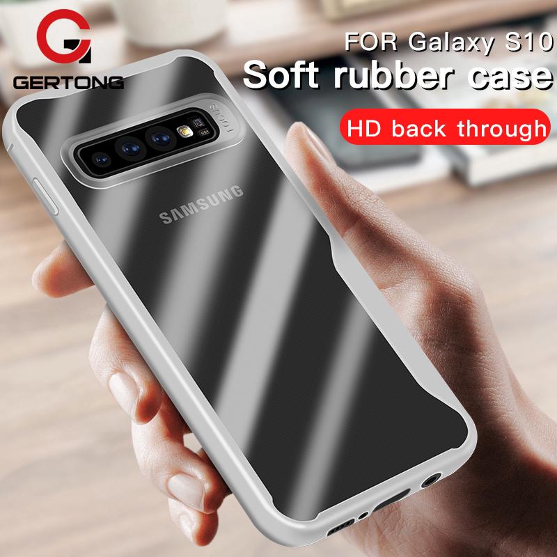 Ốp lưng TPU silicone mềm trong suốt cho điện thoại Samsung Galaxy M10 M20 M30 S9 S10 Plus S10e