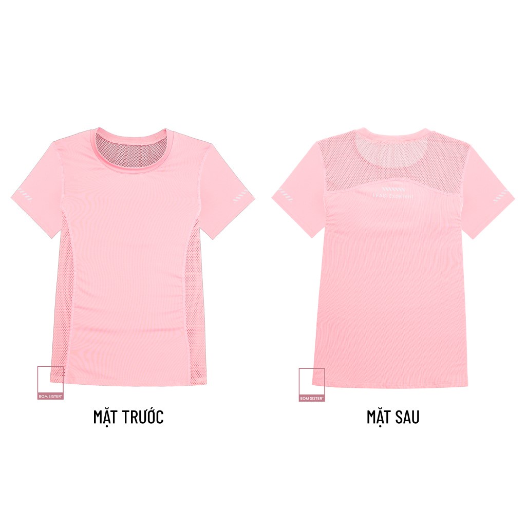 Áo thể thao tập Yoga - Gym co giãn 4 chiều màu trơn BOM SISTER AT0064