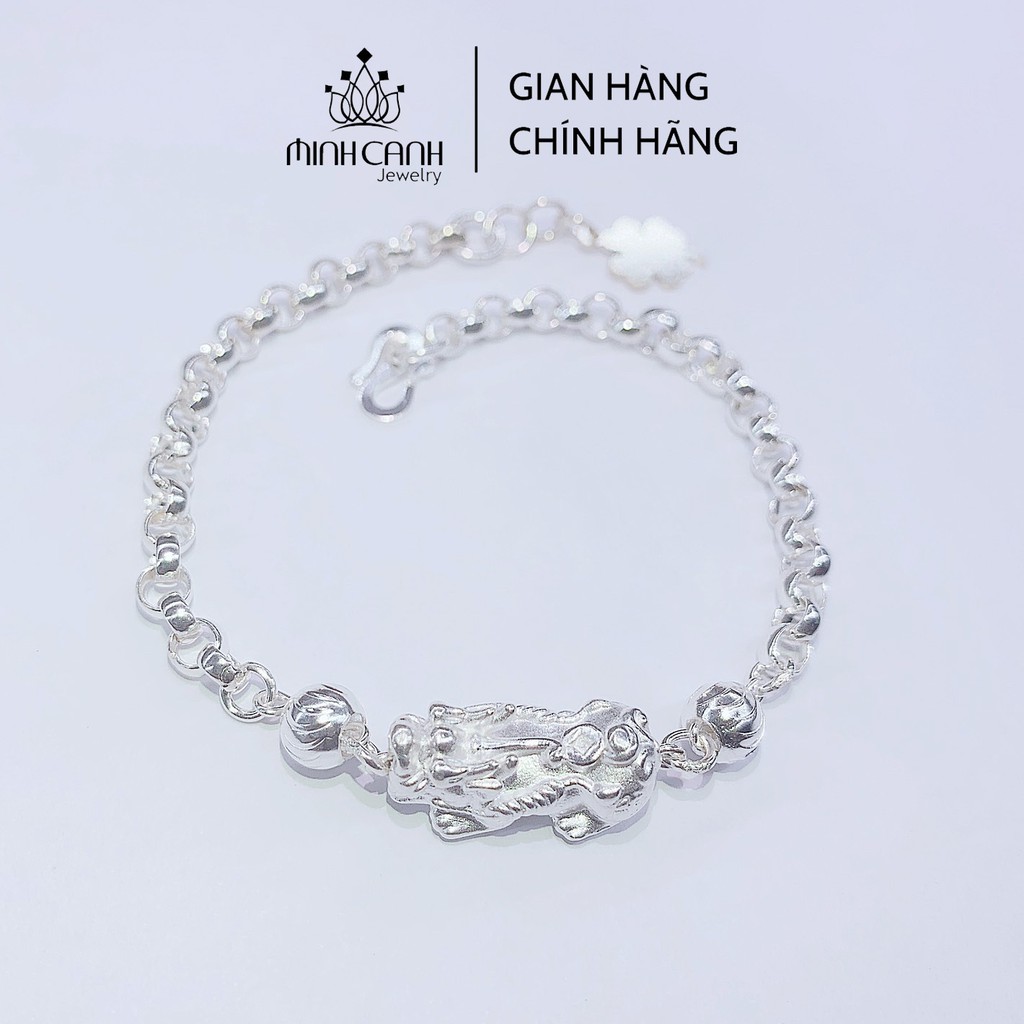 Lắc Tay Bạc Ta Tỳ Hưu Phong Thuỷ - Minh Canh Jewelry