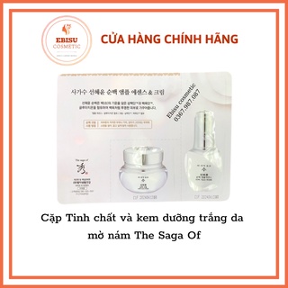 Cặp Tinh chất và kem dưỡng trắng da mờ nám The Saga Of Xiu