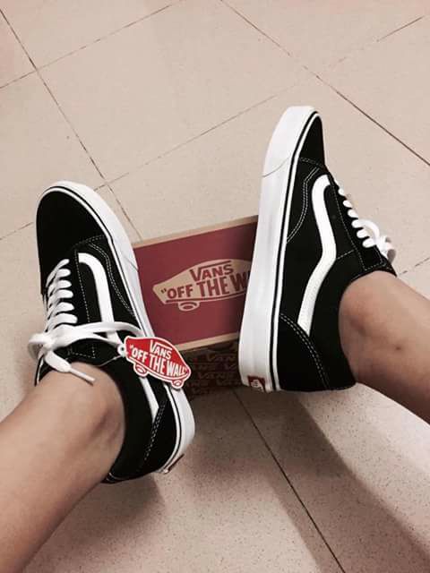 [Mã FAGREEN245 giảm tới 30K đơn 99K] [FULL BOX+ ẢNH THẬT] Giày VANS OKD SKOOL ĐEN TRẮNG | BigBuy360 - bigbuy360.vn