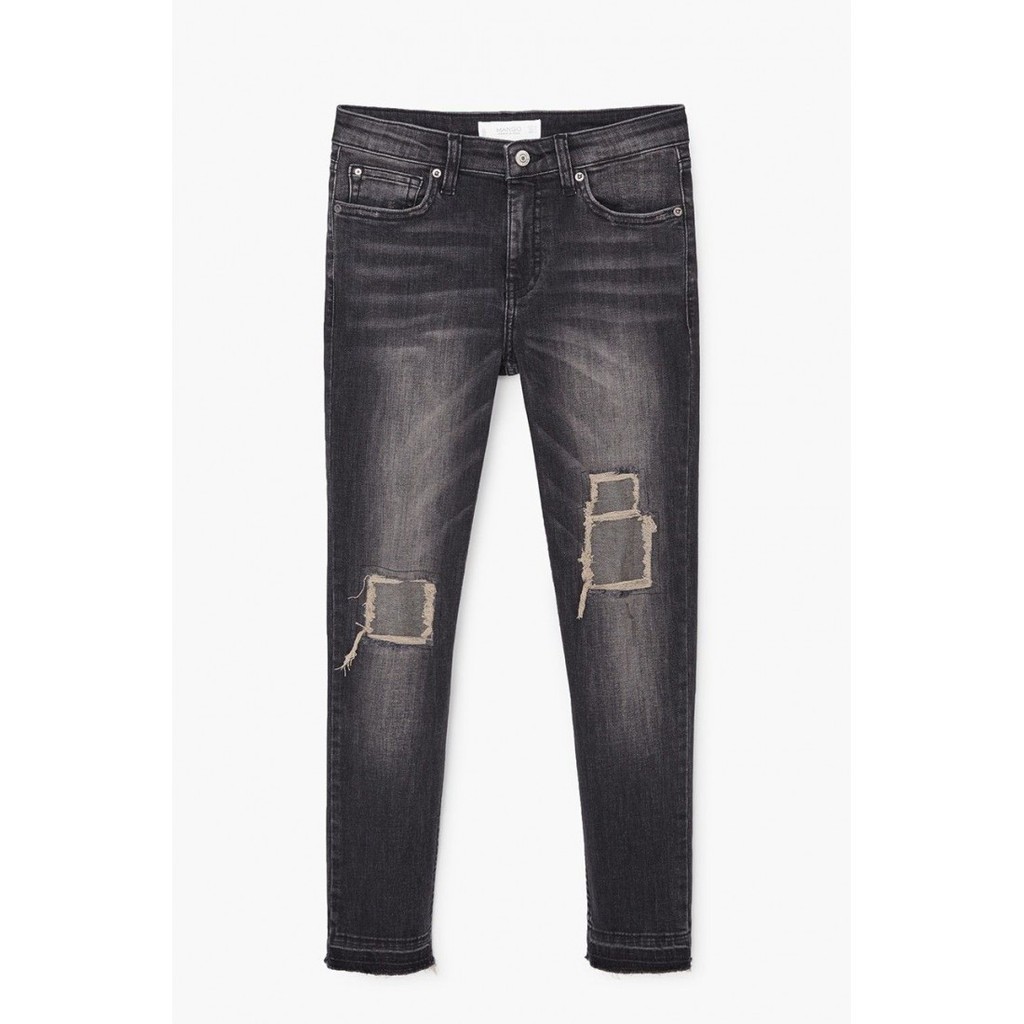 Quần jeans Mango dáng skinny crop nguyên mác/tag size 32