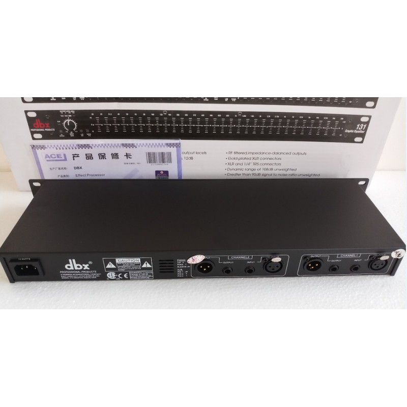 Lọc Xì Equalize DBX 215_Bộ lọc âm thanh Equalizer dbx 215